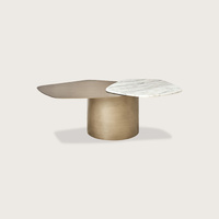 Isabelle Coffee Table - Brass